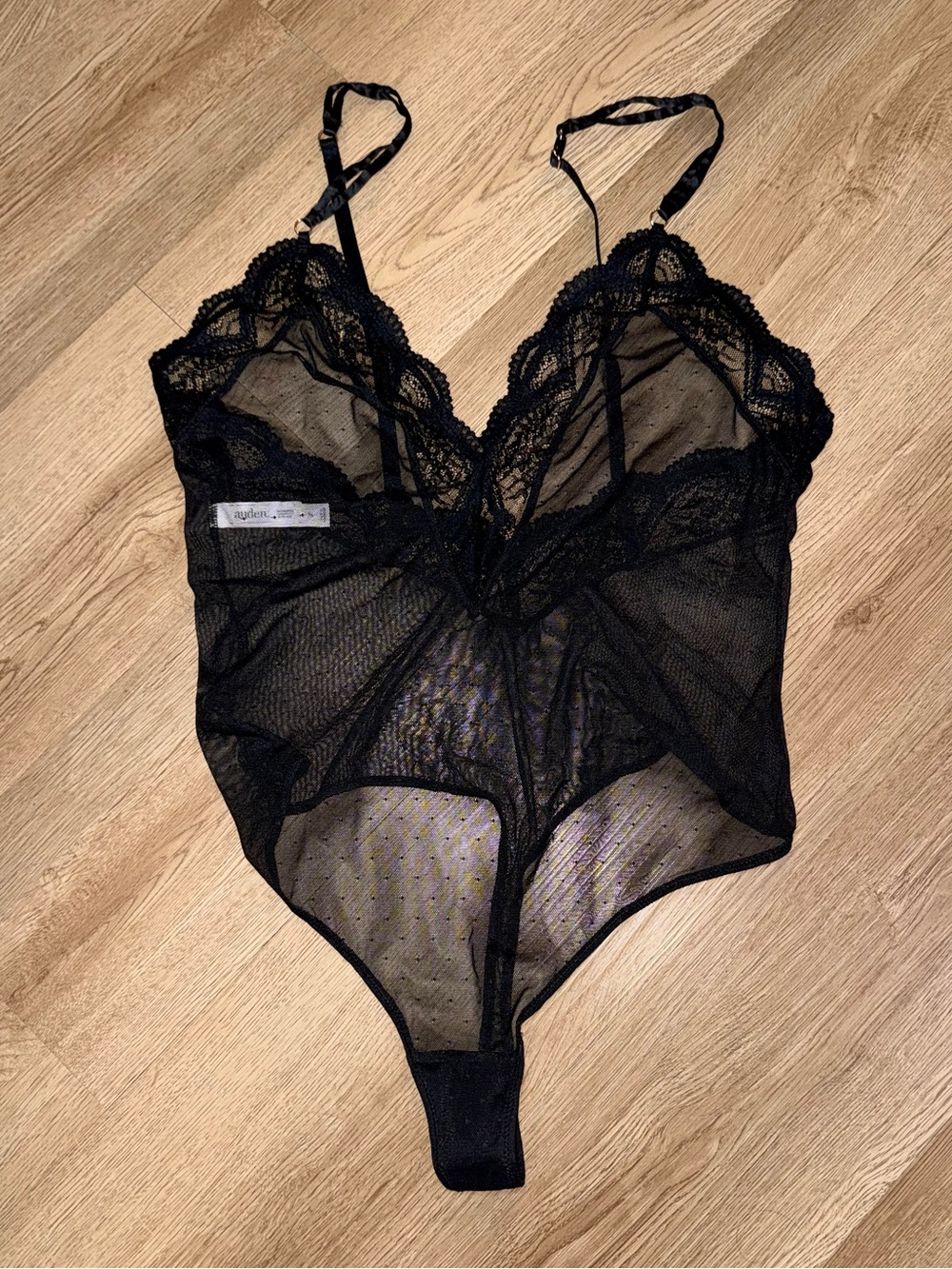 ⭐️NEW⭐️ NWOT AUDEN Mesh Lace Lingerie Bodysuit